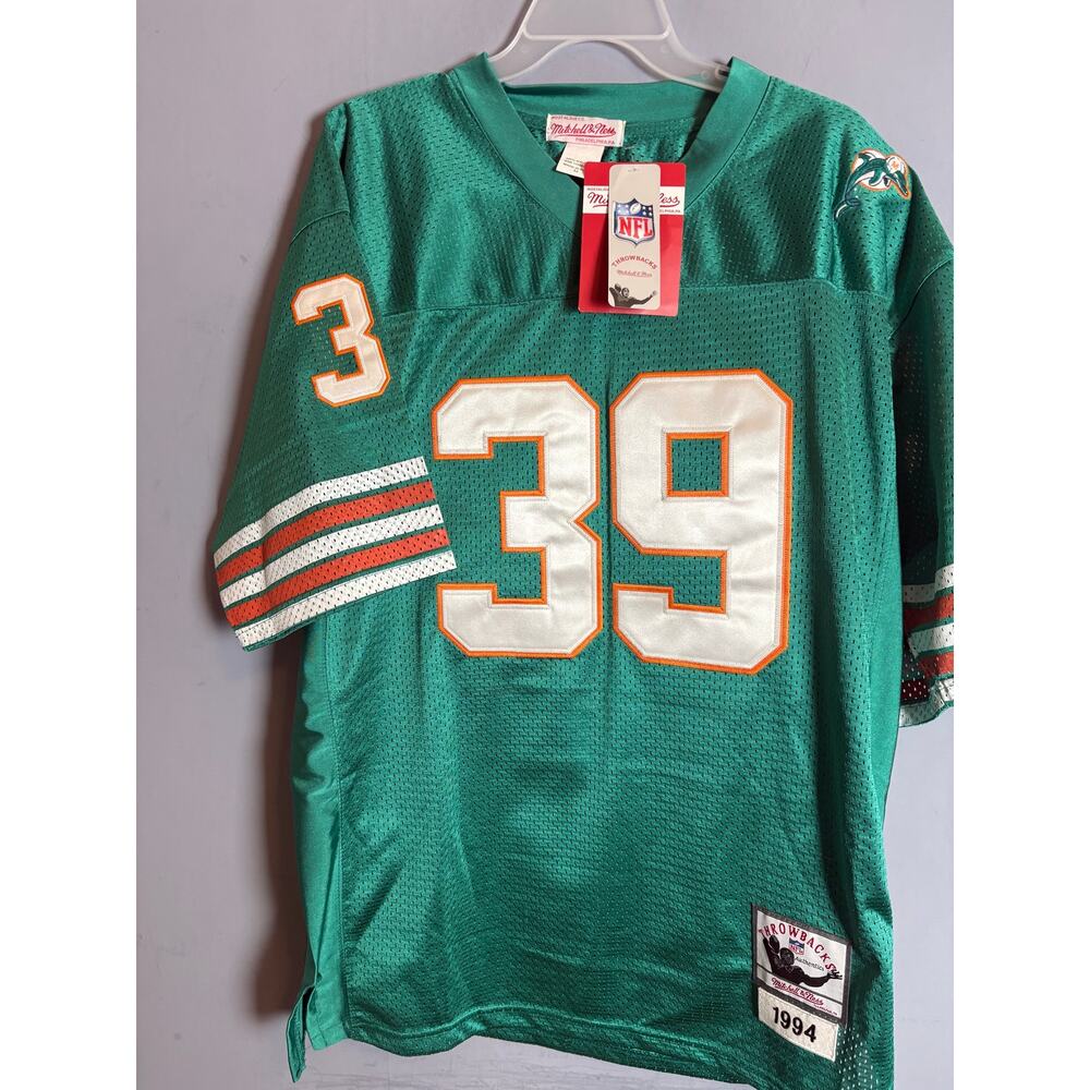 Miami Dolphins Larry Csonka 1994 Mitchell & Ness size 52 NWT Korea